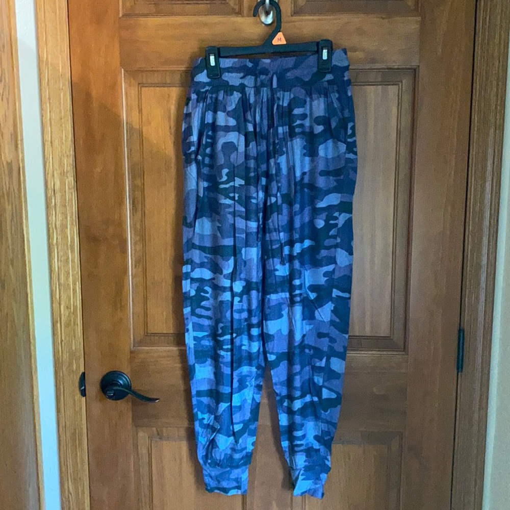 Zenana Blue Camo Joggers